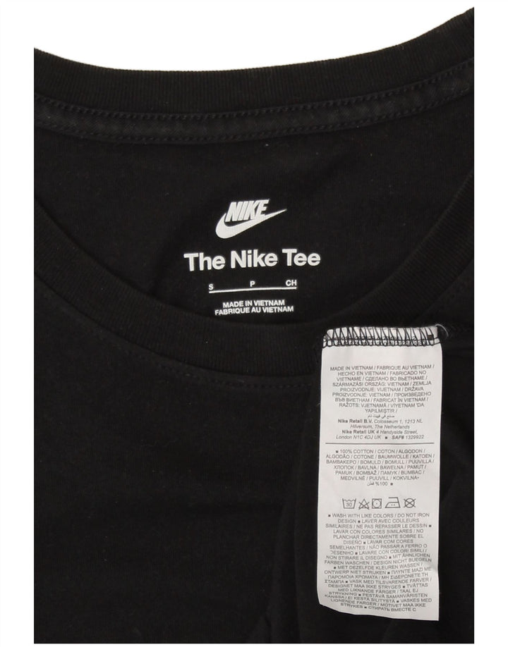 T-shirt Nike da uomo Top Small in cotone nero