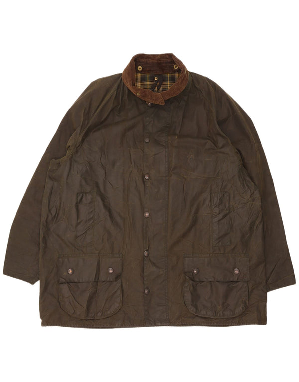 Giacca da uomo Barbour Beaufort vestibilità ampia in cotone cerato taglia 50 medio kaki