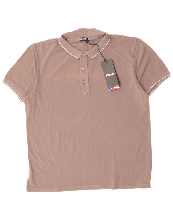 Polo Uomo BLAUER XL Cotone Grigio