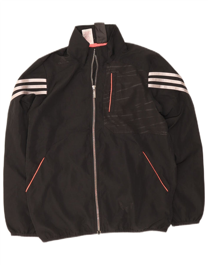 Giacca da tuta da ragazzo Adidas 11-12 anni in poliestere nero
