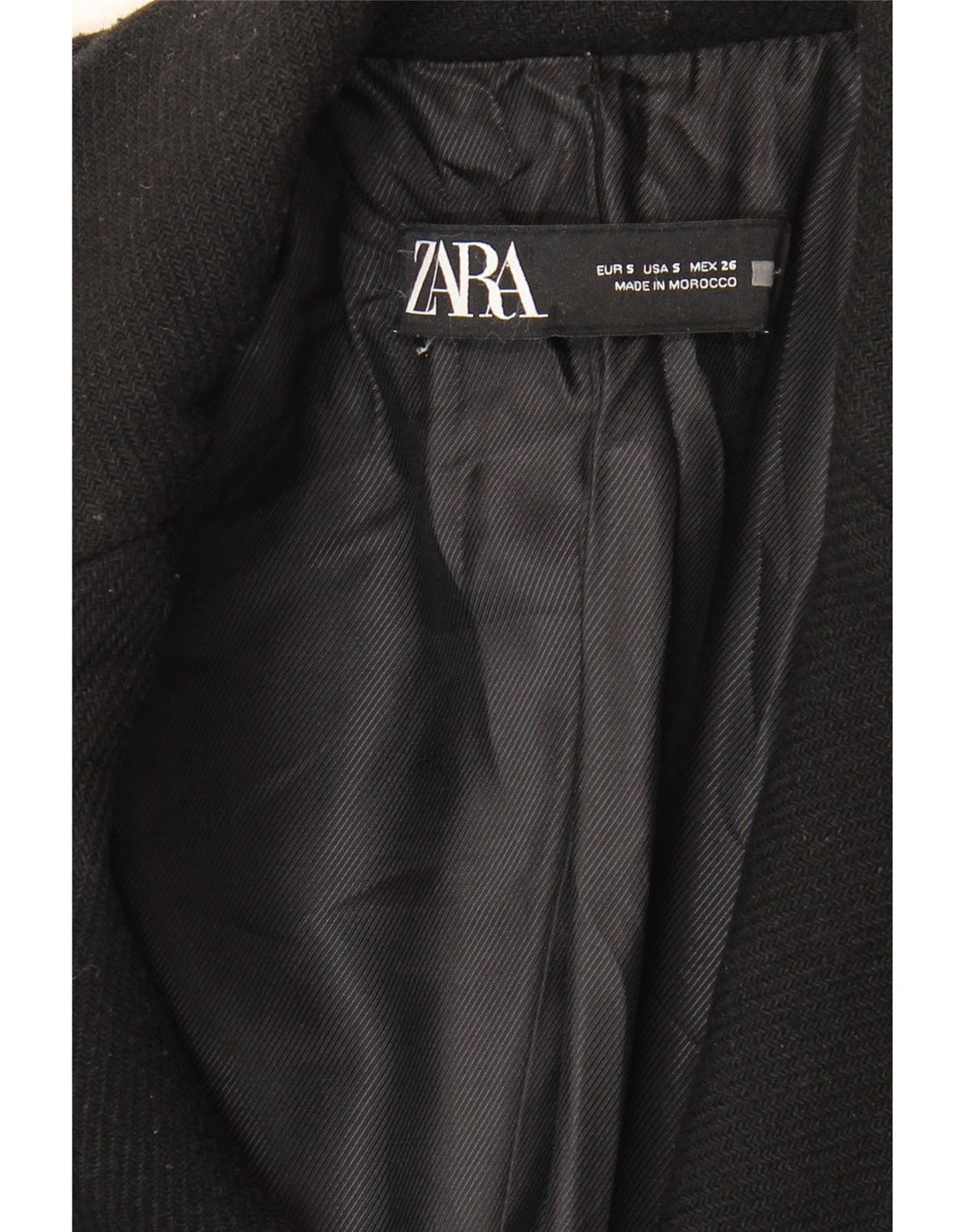 Soprabito Zara da donna UK 10 piccolo nero