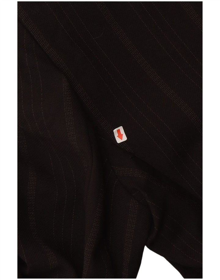 Giacca blazer da donna a 1 bottone con linea lunga Sportstaff UK 10 piccola a righe marroni