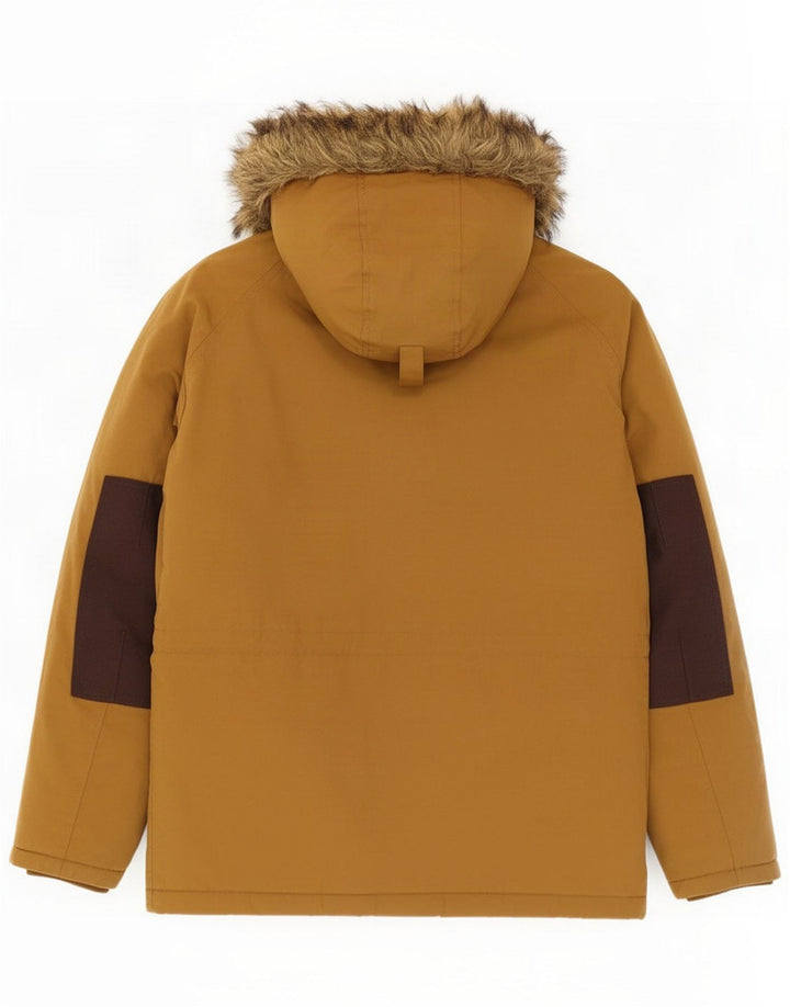 Giacca parka con cappuccio da uomo Carhartt UK 38 Poliestere color block beige medio