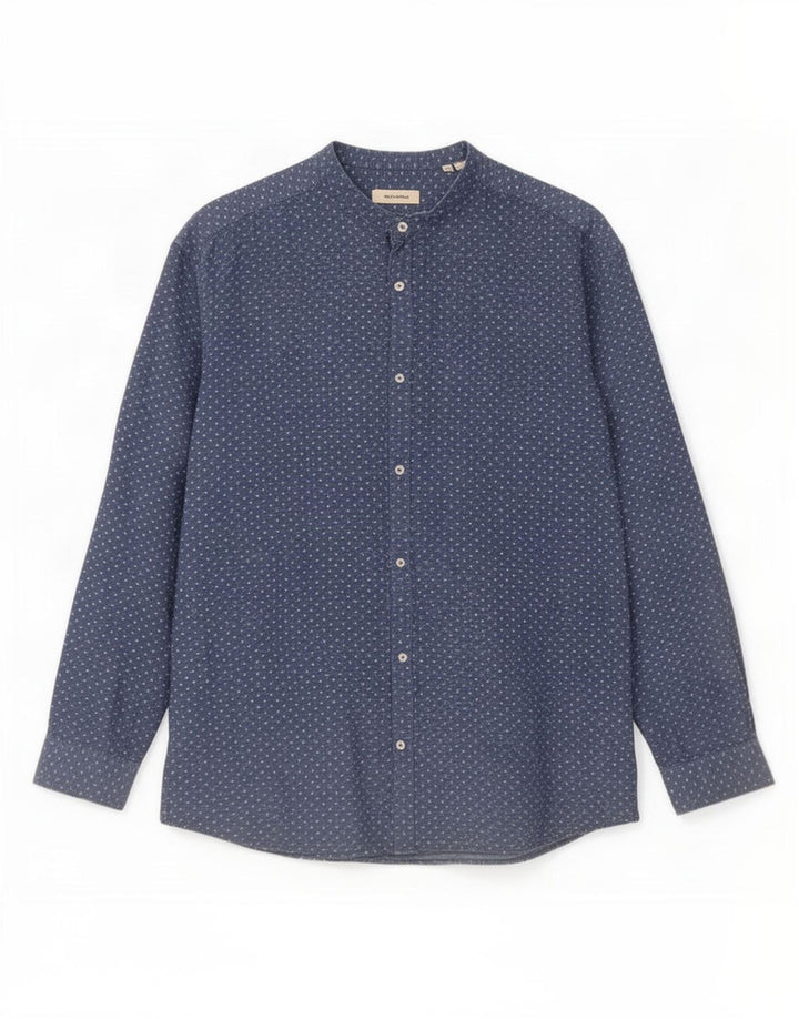 Camicia da uomo Jack & Jones 2XL cotone maculato blu