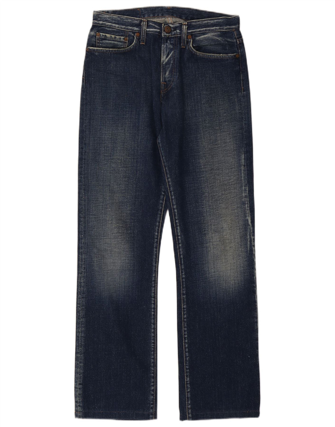 Jeans dritti da donna Replay W29 L32 cotone blu navy