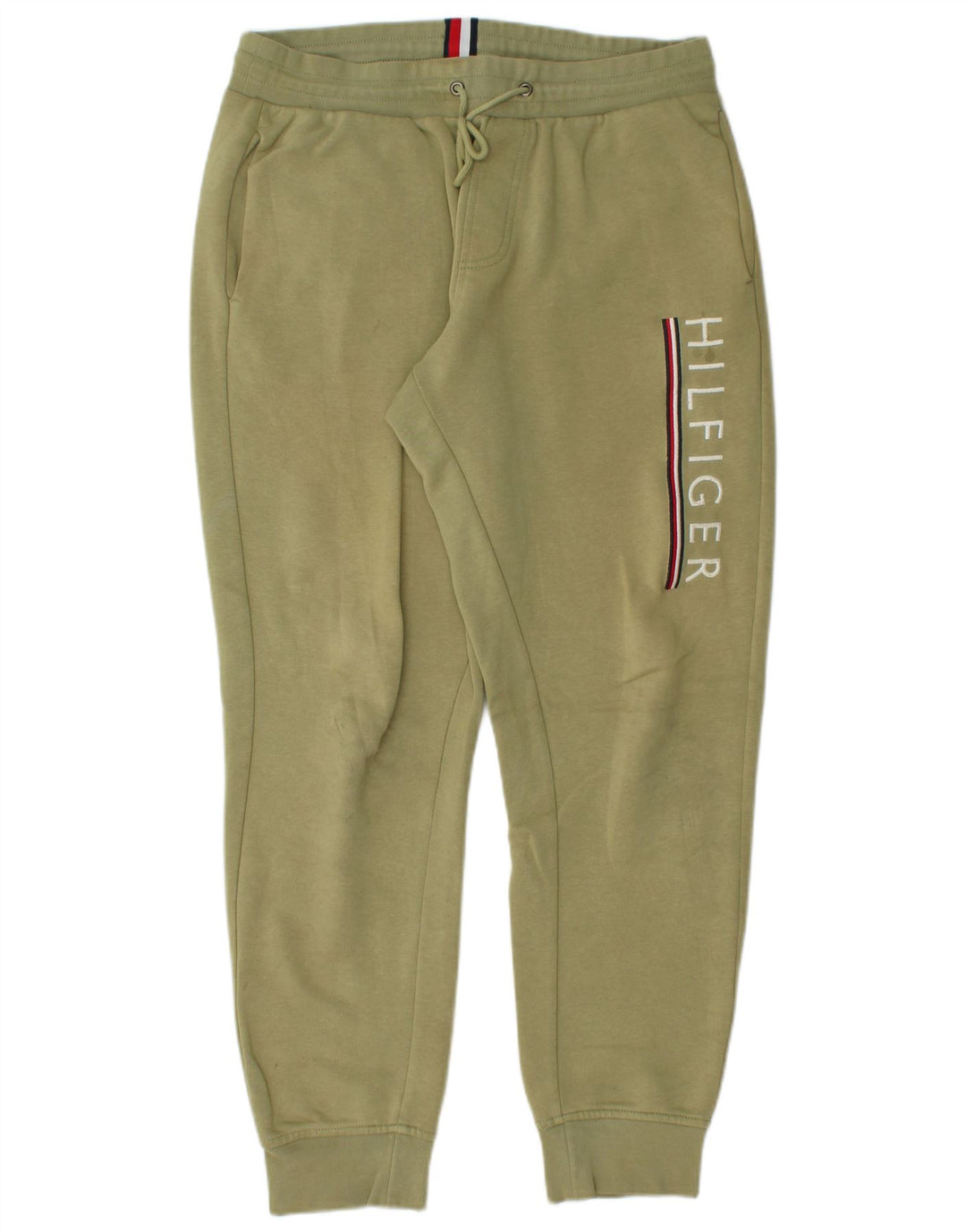 TOMMY HILFIGER Pantaloni da tuta con grafica da uomo Joggers Verde medio