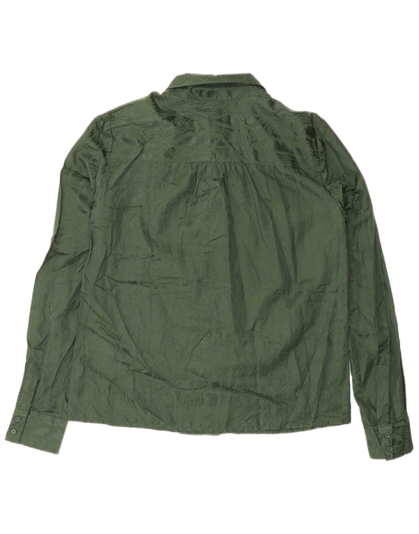 Camicetta da donna Reiss UK 10 piccola in cotone verde