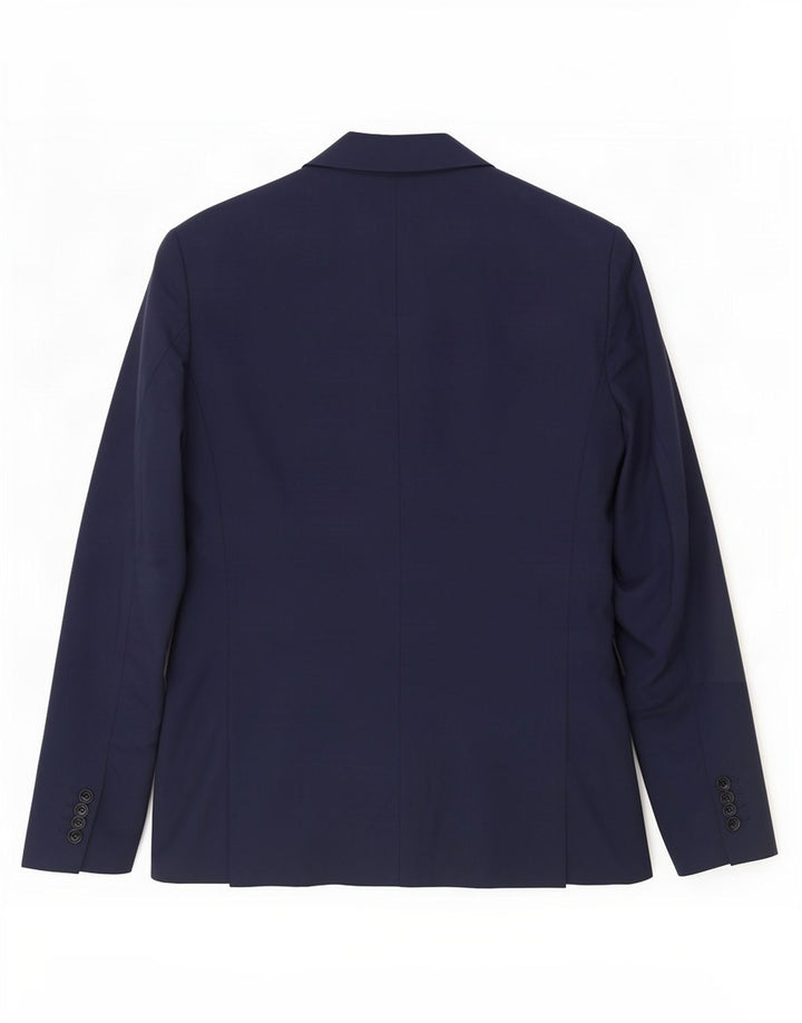 Giacca blazer da uomo a 2 bottoni Zara EU 46 piccola in poliestere blu navy