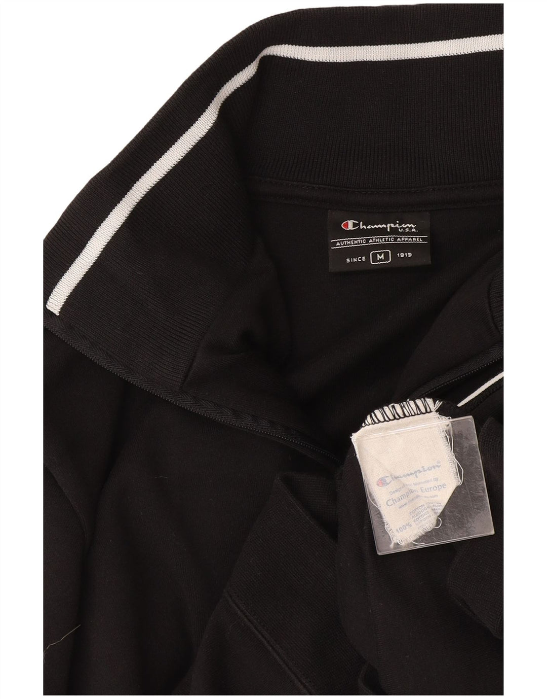 Giacca da tuta da donna Champion UK 14 cotone nero medio