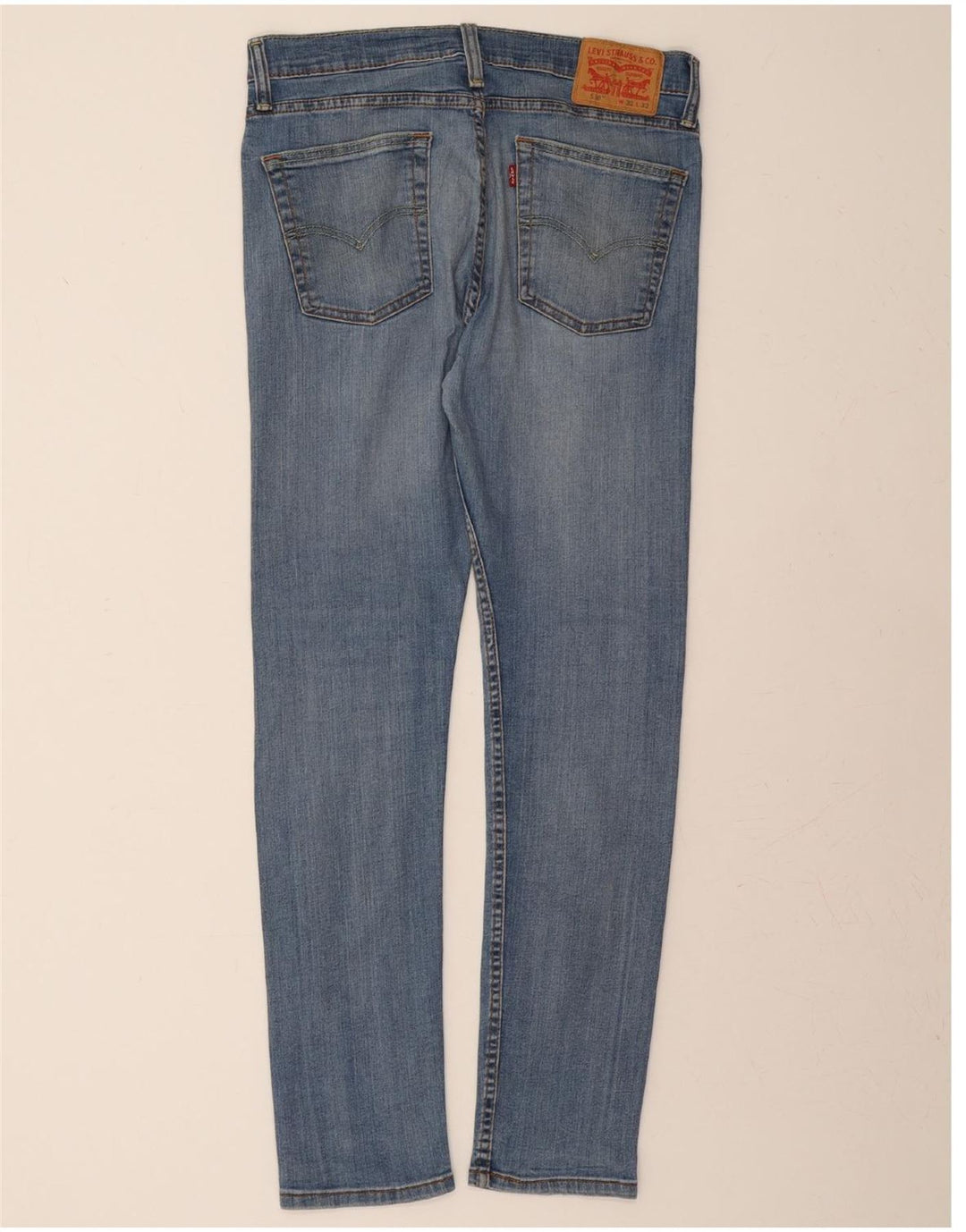 LEVI'S Mens 510 Skinny Jeans W32 L32 Blue Cotton Vintage Levi's and Second-Hand Levi's from Messina Hembry 