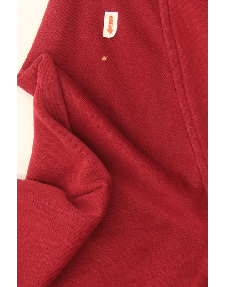Felpa Nike Uomo Maglione Large Rosso Cotone