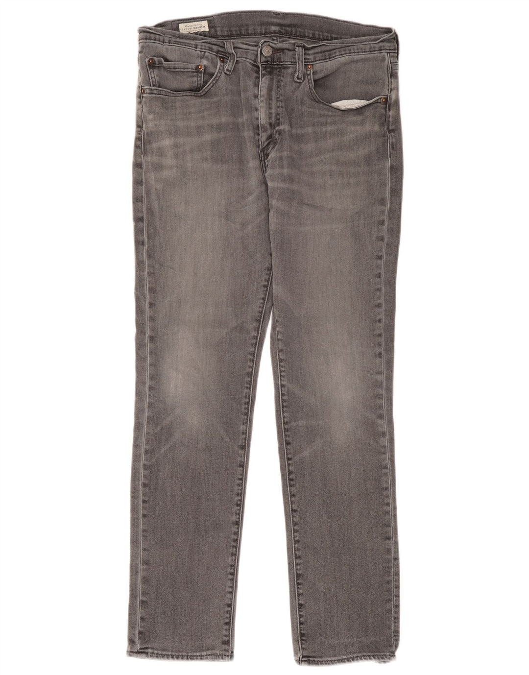 Jeans slim da uomo Levi's W34 L32 cotone grigio