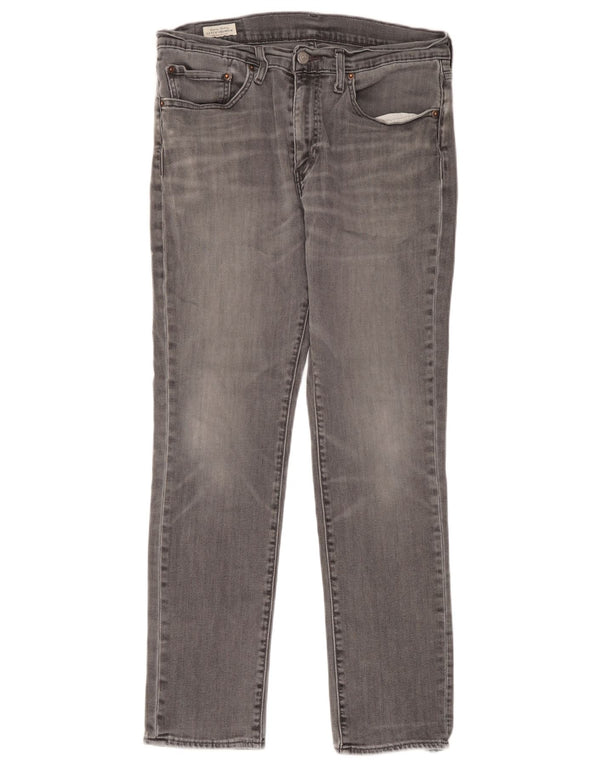 Jeans slim da uomo Levi's W34 L32 cotone grigio
