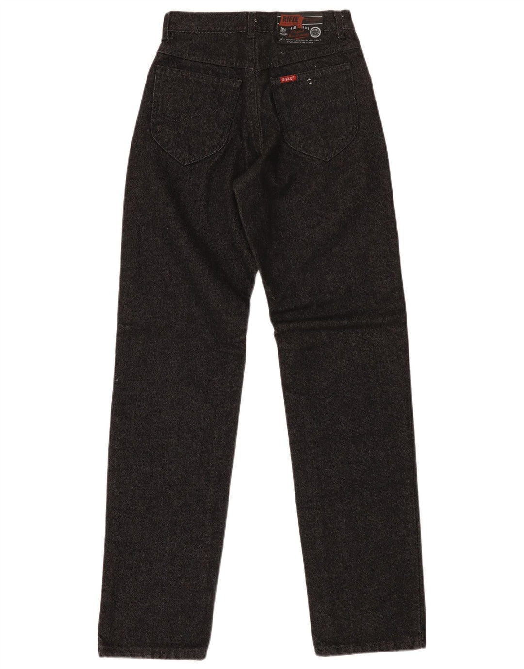 Jeans dritti da uomo Rifle W27 L34 poliestere nero