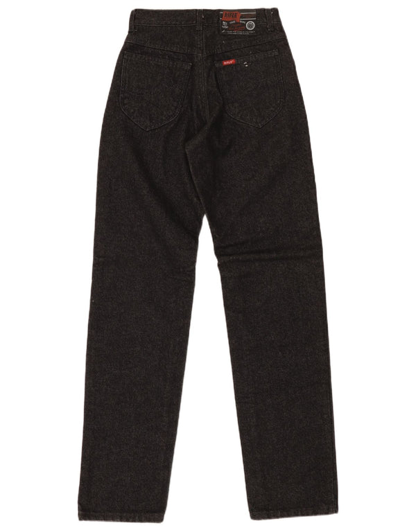 Jeans dritti da uomo Rifle W27 L34 poliestere nero
