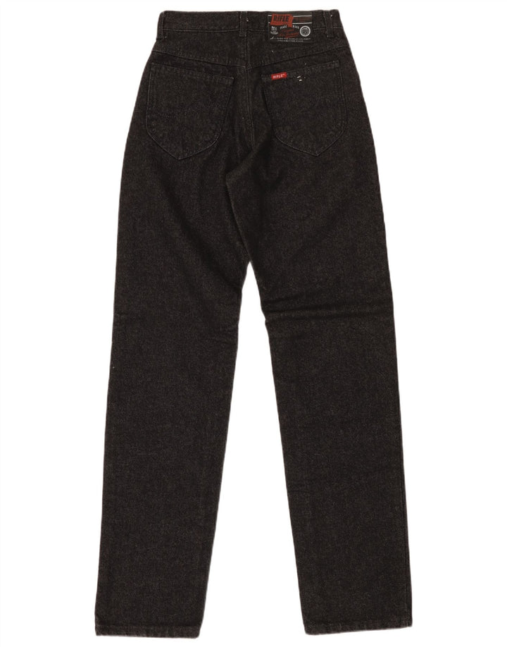 Jeans dritti da uomo Rifle W27 L34 poliestere nero