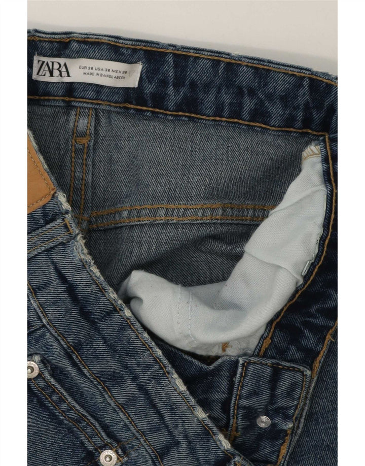 Pantaloncini di jeans da uomo Zara EU 38 piccoli W30 blu