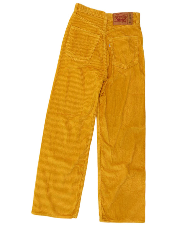 Pantaloni Levi's da donna in velluto a coste a vita alta The Simpsons W28 L31 gialli