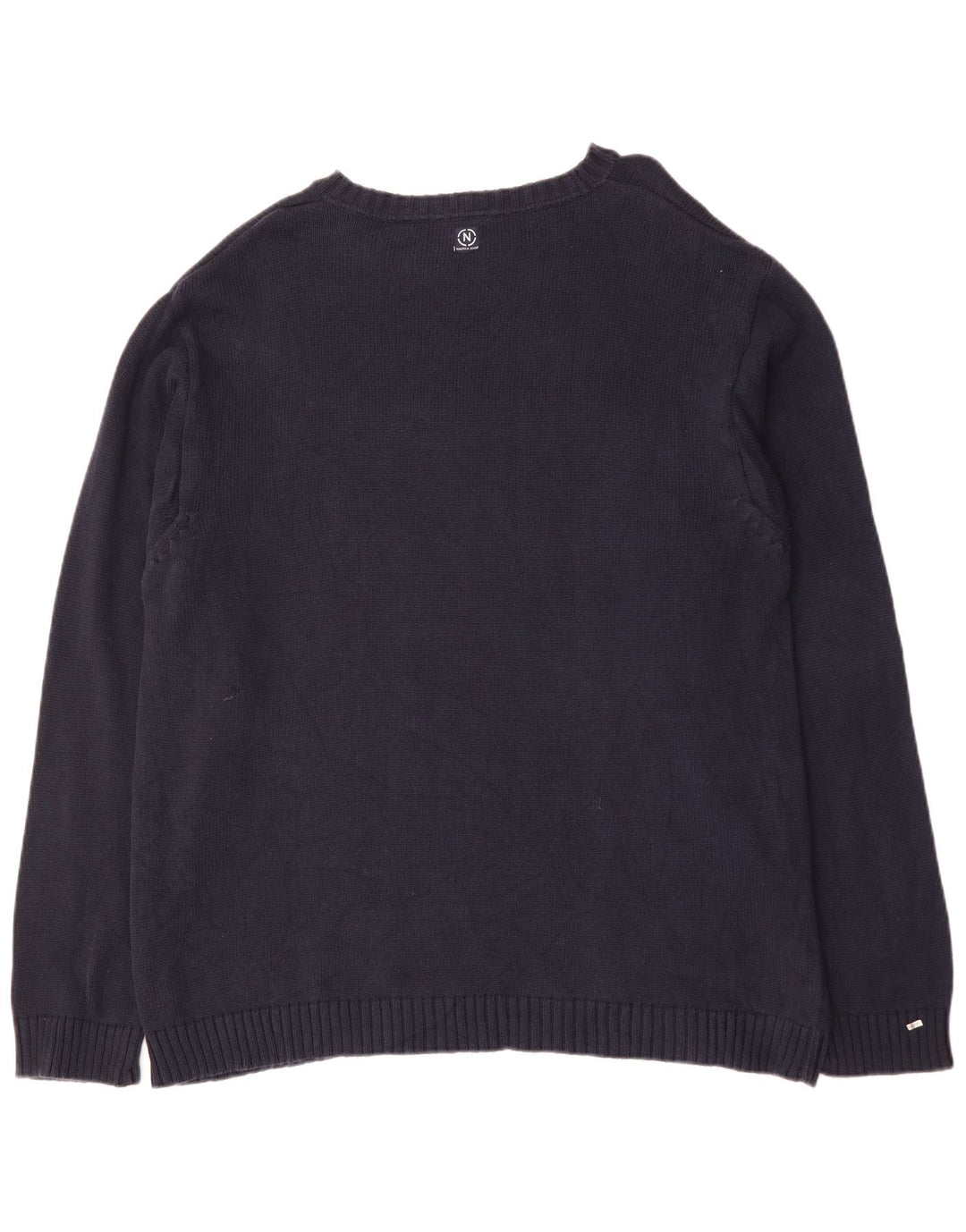 Maglione maglione girocollo da uomo NAUTICA 2XL cotone blu navy