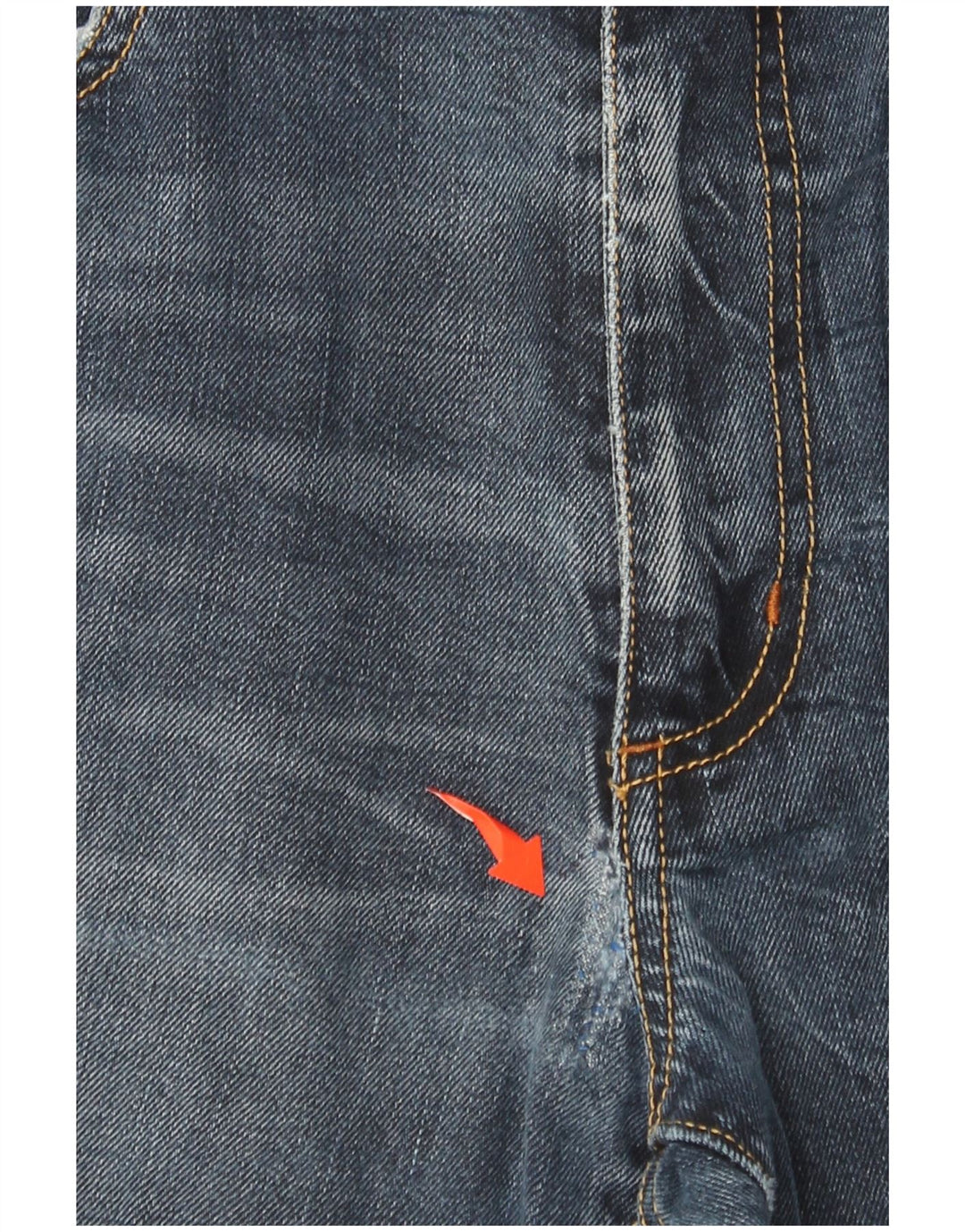 MARLBORO CLASSICS Jeans dritti da uomo W33 L29 cotone blu navy