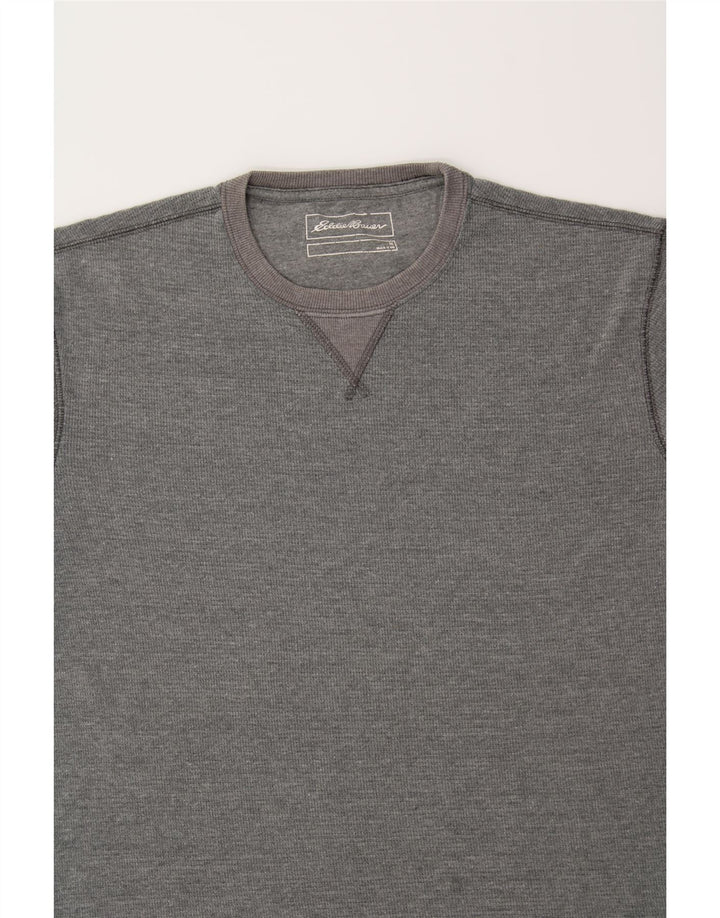 EDDIE BAUER Mens T-Shirt Top Medium Grey Cotton Vintage Eddie Bauer and Second-Hand Eddie Bauer from Messina Hembry 