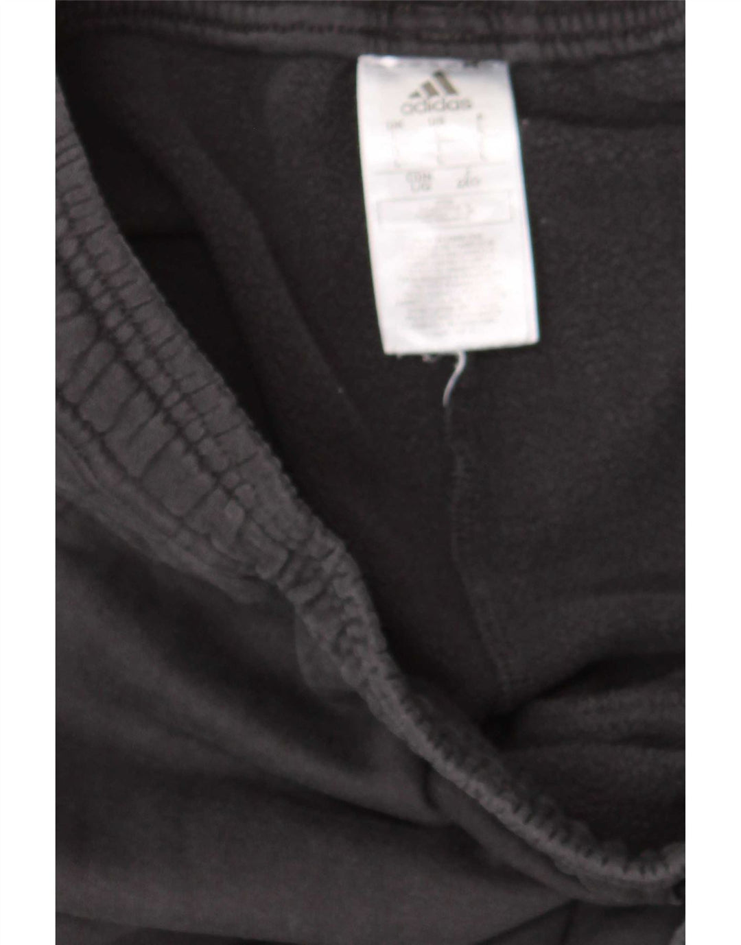Pantaloni da tuta Adidas Cargo da uomo grandi in cotone nero
