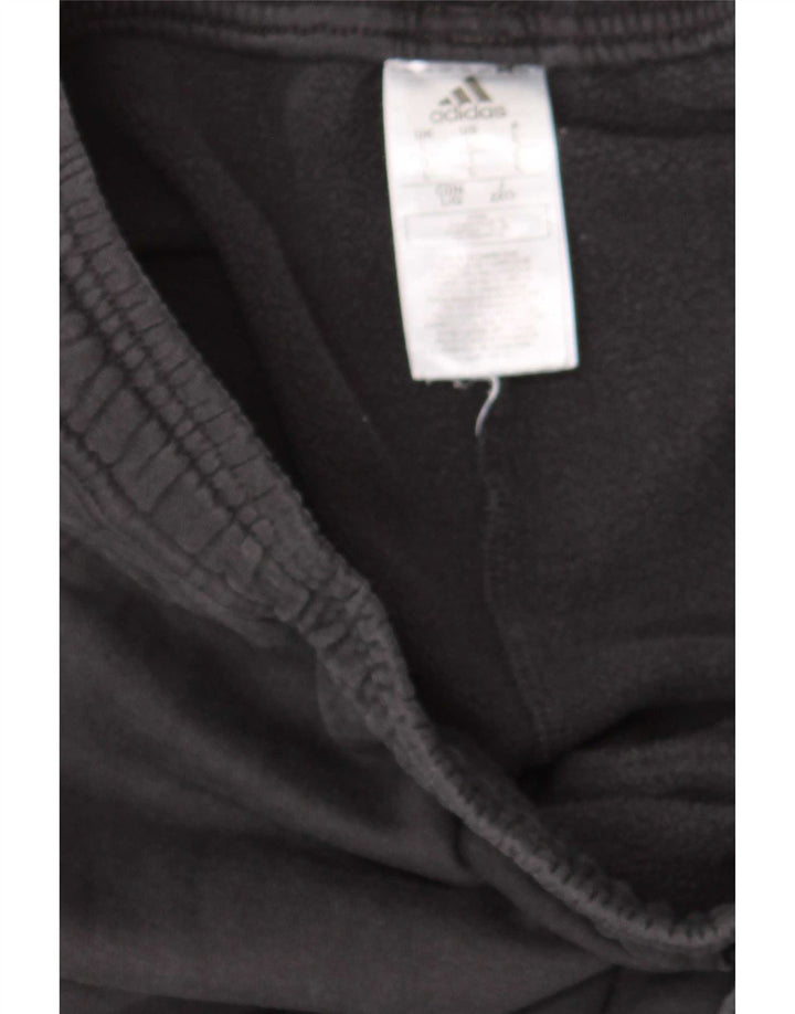 Pantaloni da tuta Adidas Cargo da uomo grandi in cotone nero