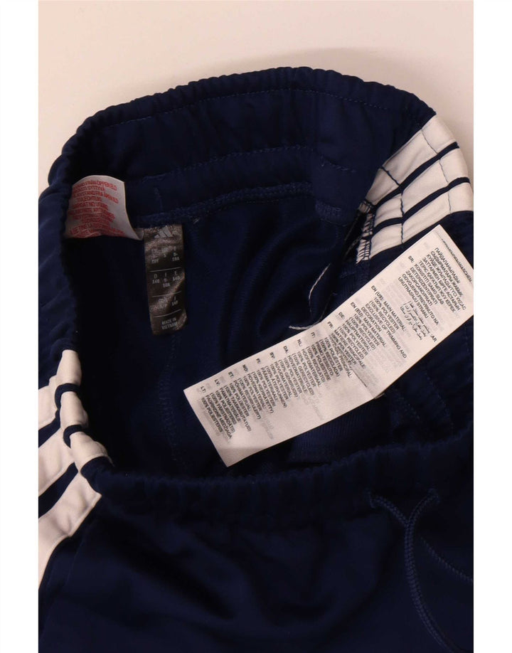 Pantaloni della tuta Adidas Climacool da ragazzo 9-10 anni in poliestere blu navy