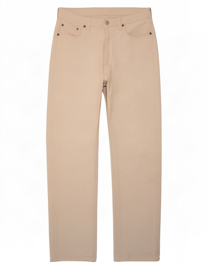 Jeans dritti da uomo Levi's W36 L36 cotone bianco