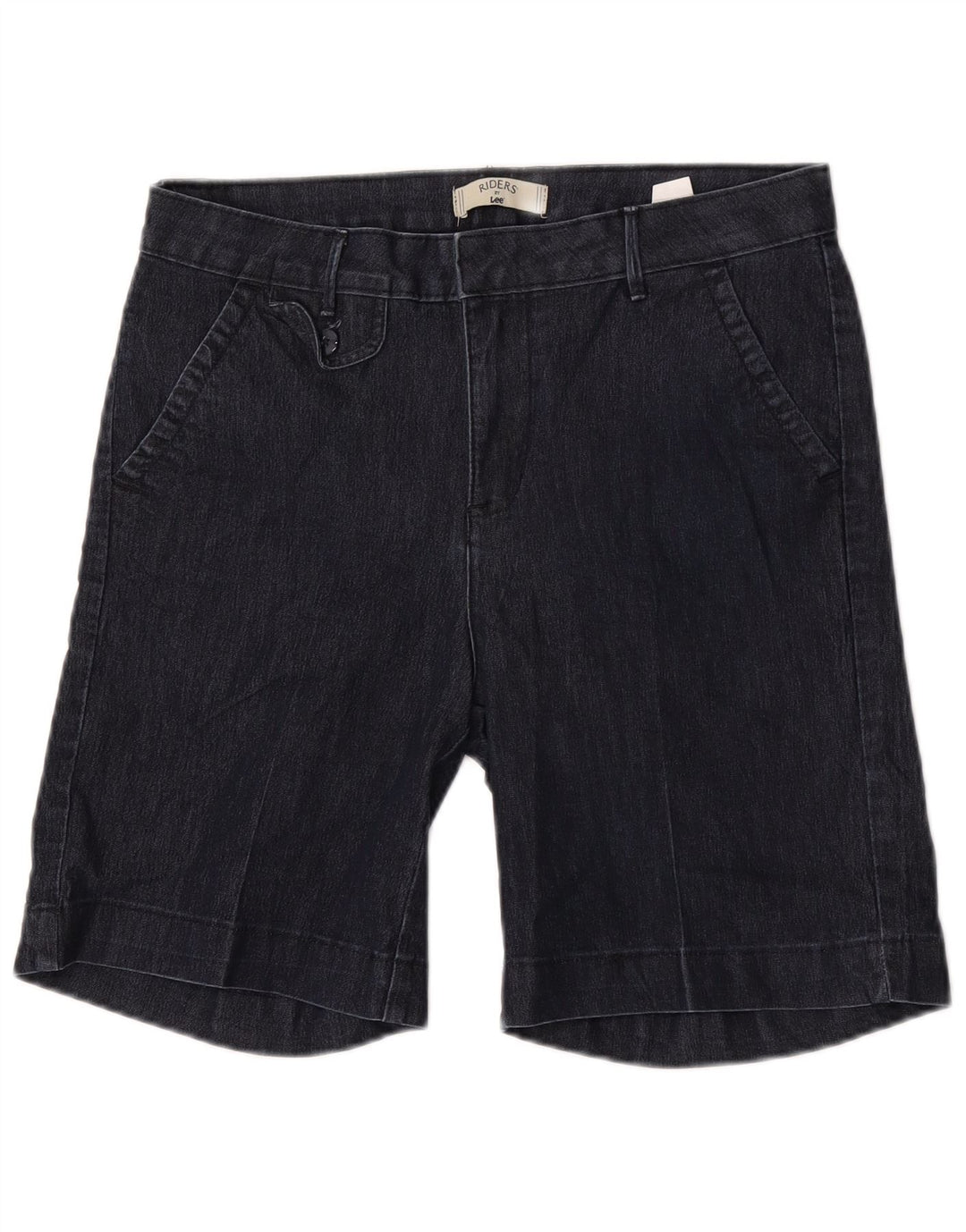 Pantaloncini di jeans Lee Riders da donna US 8 Medium W30 Cotone blu navy