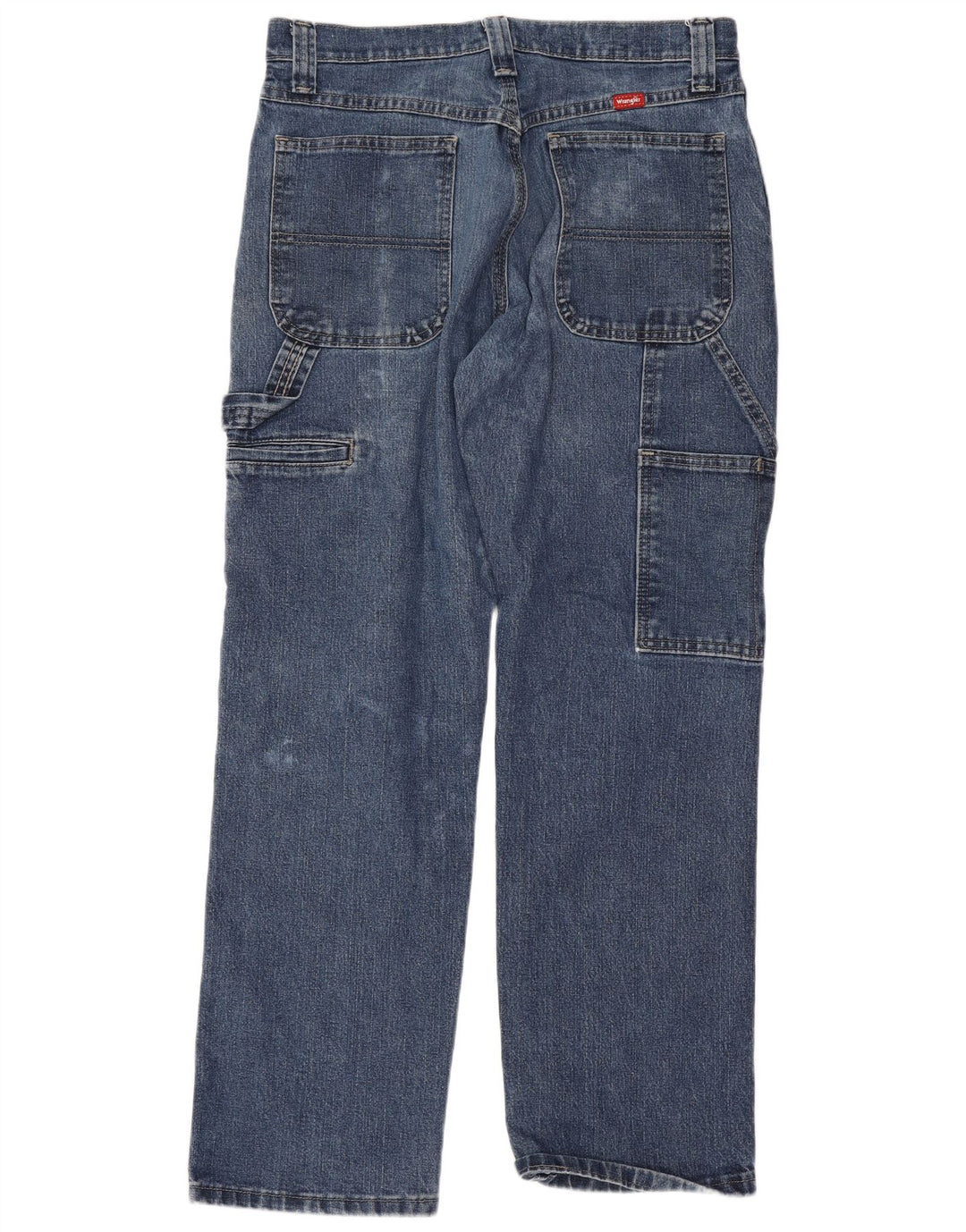 Jeans dritti cargo da uomo Wrangler W30 L30 cotone blu