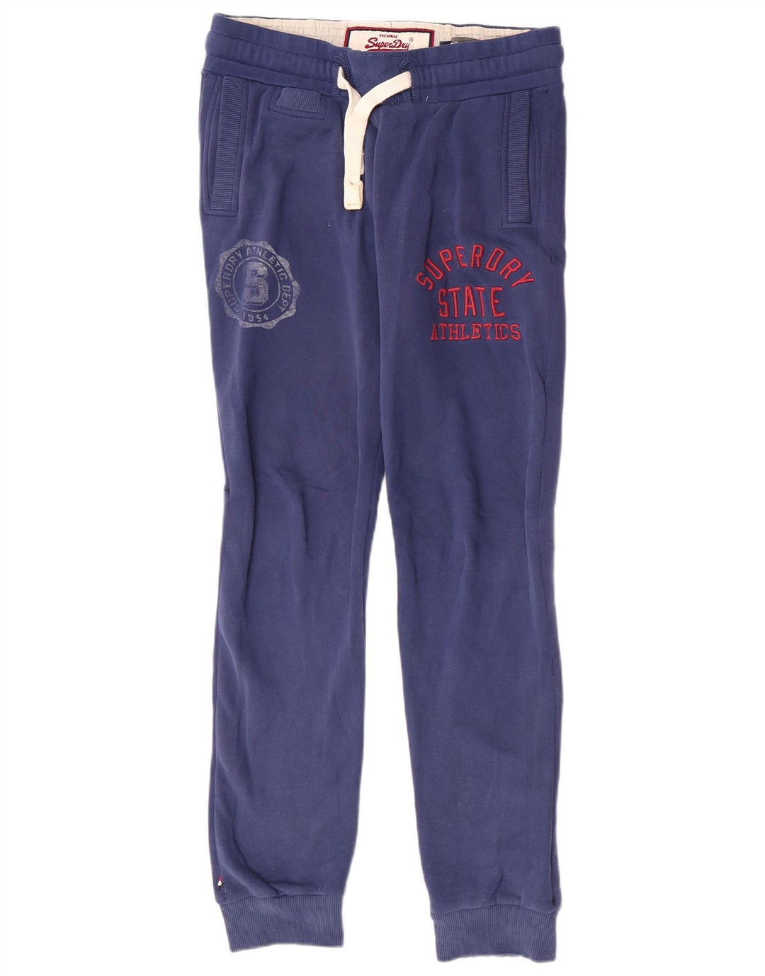 Pantaloni da tuta da uomo con grafica Superdry Joggers Small in cotone blu
