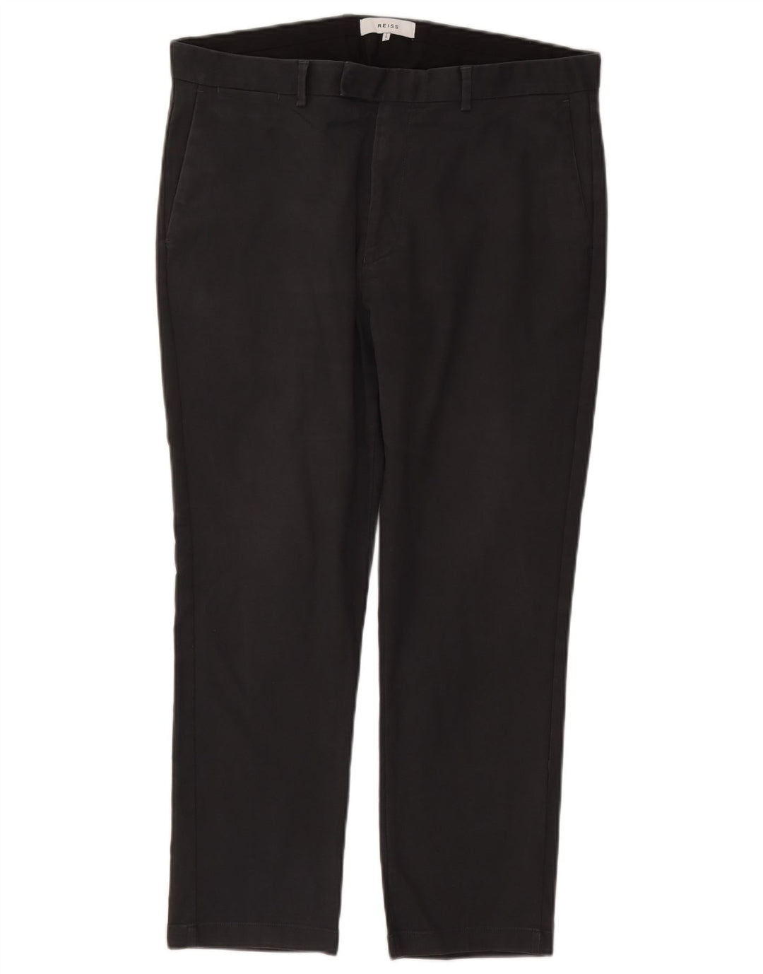 Pantaloni da abito slim da uomo Reiss W36 L27 in cotone grigio