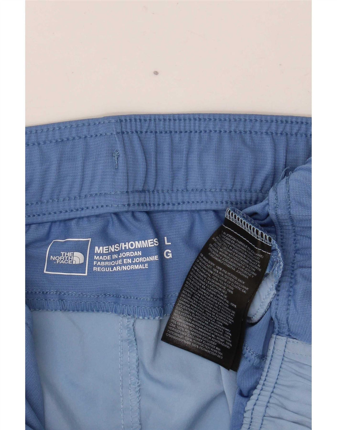 Pantaloncini sportivi da uomo The North Face grandi in poliestere blu