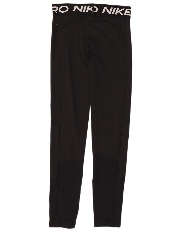 Leggings grafici NIKE Dri Fit per ragazze 13-14 anni XL poliestere nero