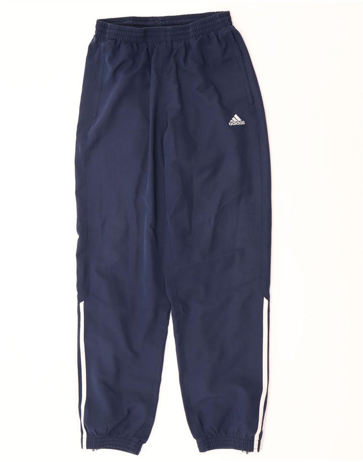 Pantaloni da tuta da uomo Adidas Joggers medi in poliestere blu navy