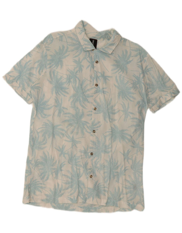 Camicia a maniche corte da uomo Billabong grande hawaiana floreale bianca