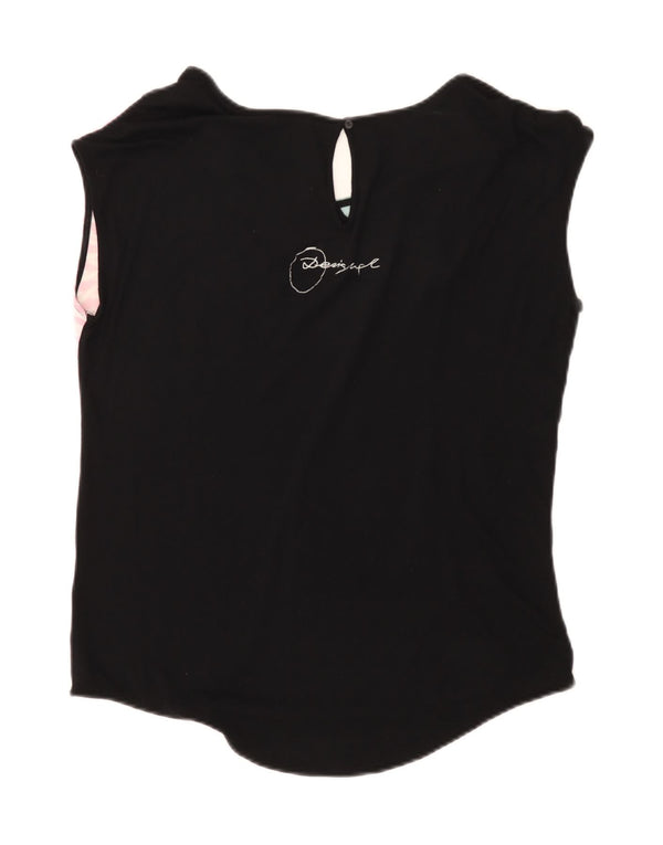 Desigual Camicetta grafica da donna Top UK 14 Medio multicolore floreale