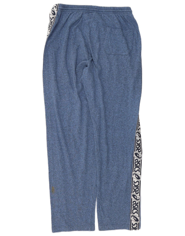 Pantaloni da tuta grafica da uomo Asics grandi in cotone blu navy