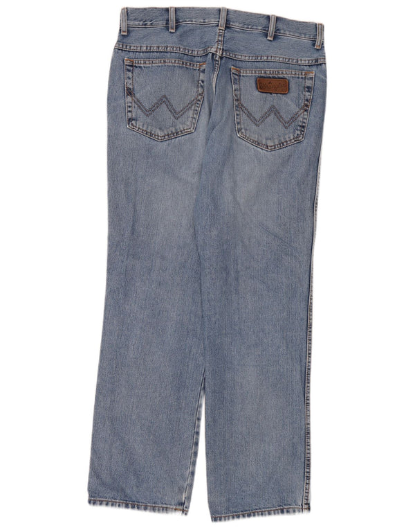 Jeans dritti da uomo Wrangler Texas W34 L30 cotone blu