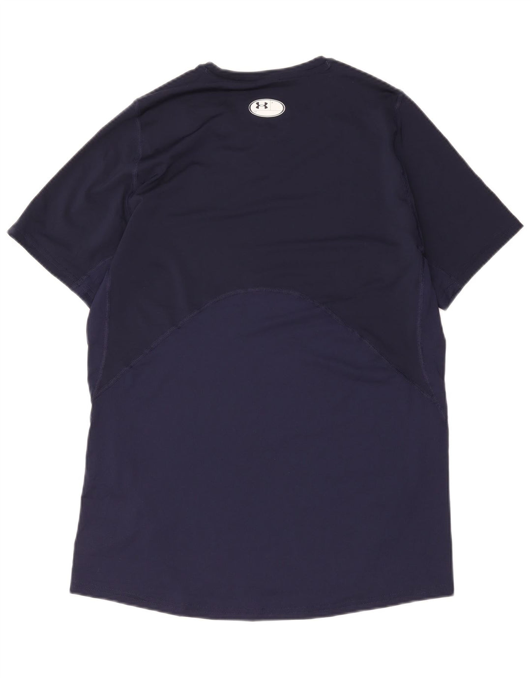 T-shirt Under Armour da uomo Heat Gear Top grande in poliestere blu navy