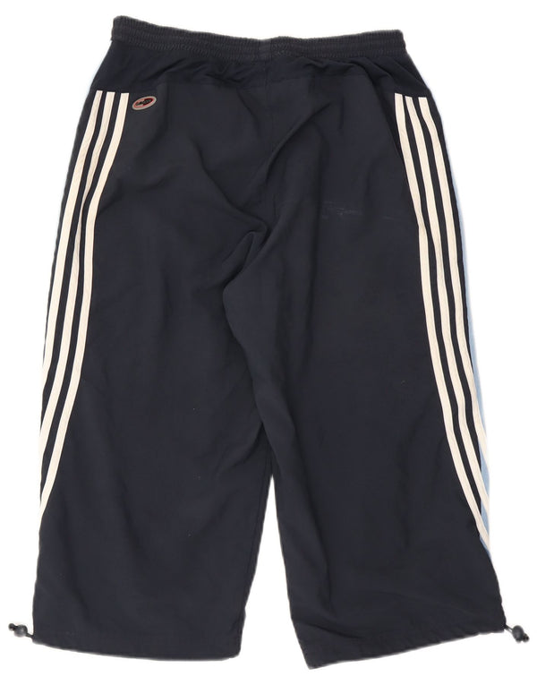 Pantaloncini sportivi Adidas Climacool Bermuda da uomo di grandi dimensioni in poliestere blu navy