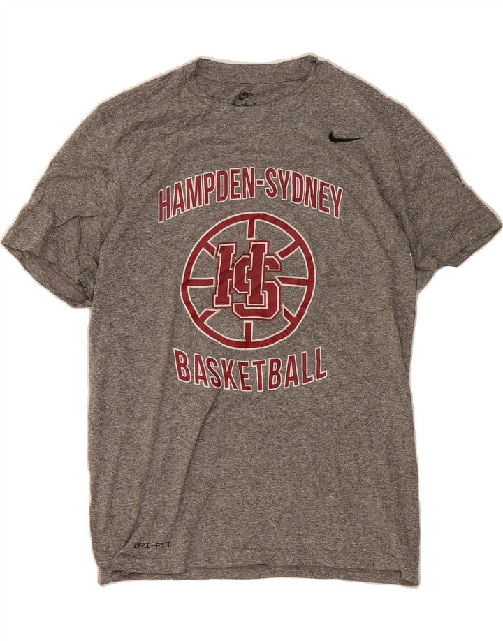 NIKE Boys Graphic T-Shirt Top 10-11 Years Medium Grey Vintage Nike and Second-Hand Nike from Messina Hembry 
