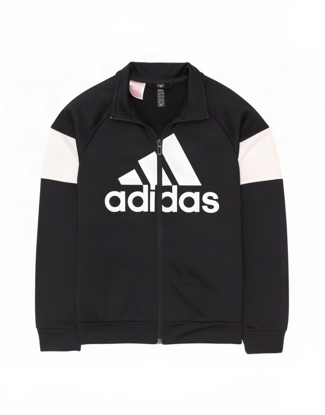 Giacca da ginnastica grafica da ragazzo Adidas 9-10 anni Colorblock nera