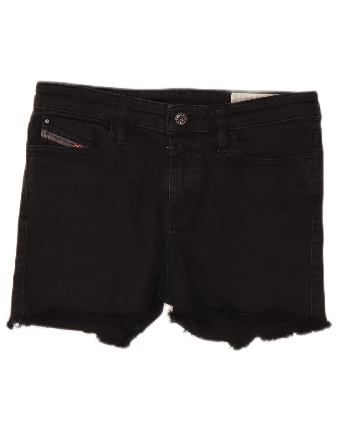 Pantaloncini di jeans Skinzee da donna Diesel W28 cotone nero medio