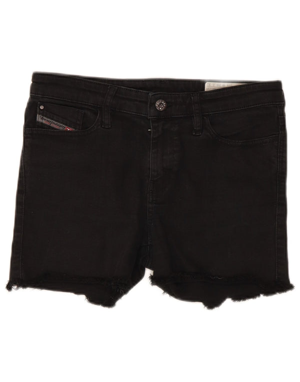 Pantaloncini di jeans Skinzee da donna Diesel W28 cotone nero medio