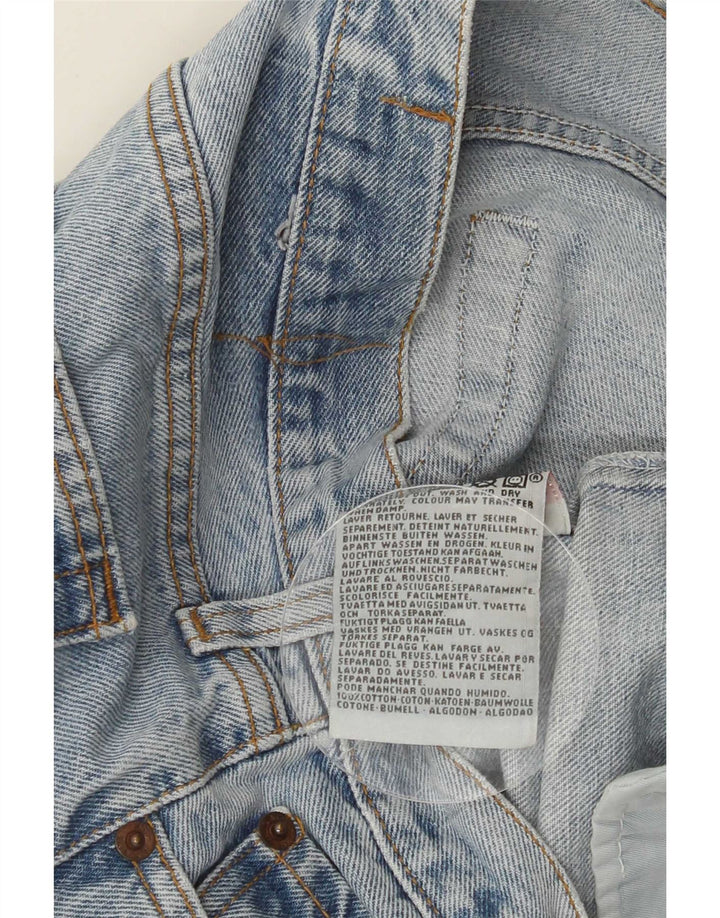 Jeans dritti da uomo Levi's W34 L36 in cotone blu