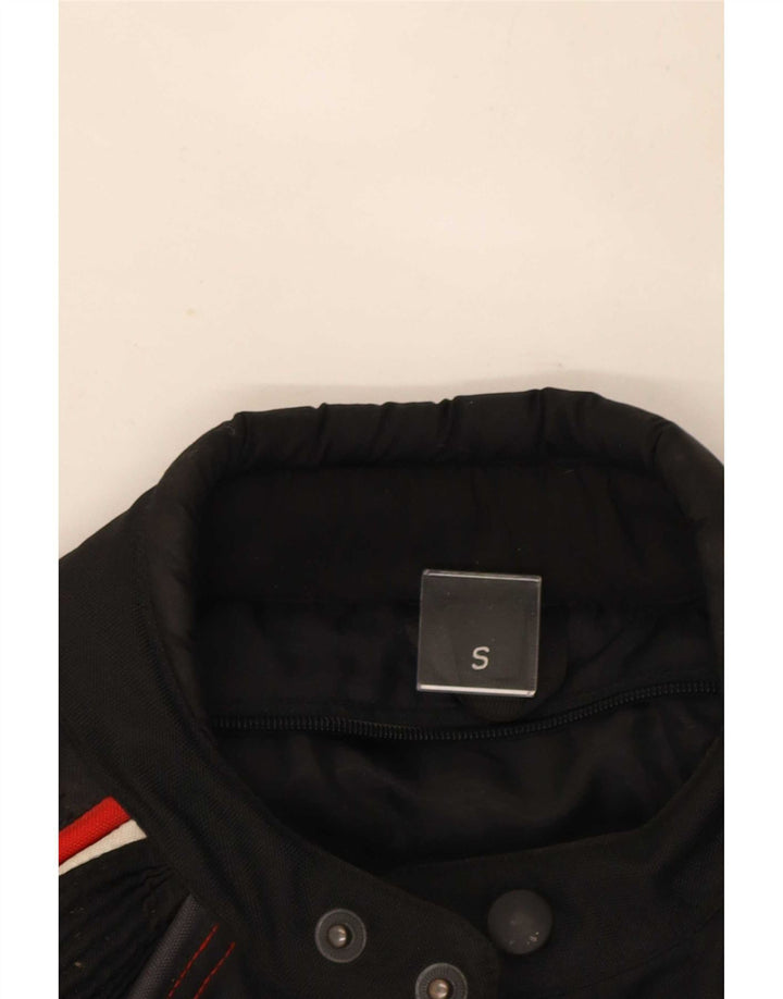 Giacca da pilota vintage da uomo UK 36 Small Black Colourblock