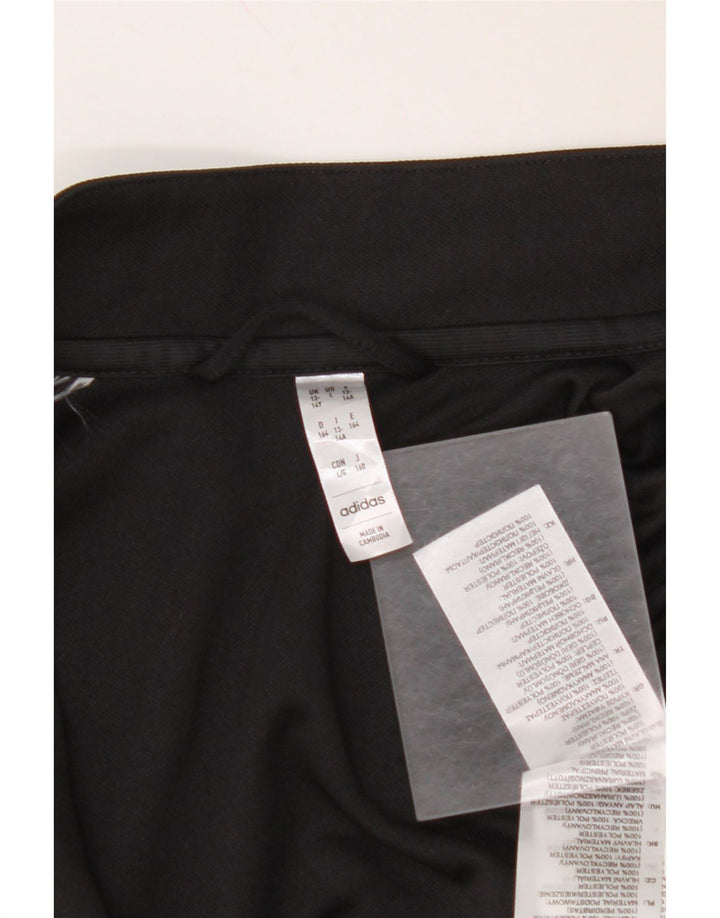 Giacca da tuta ADIDAS Aeroready da ragazzo 13-14 anni in poliestere nero