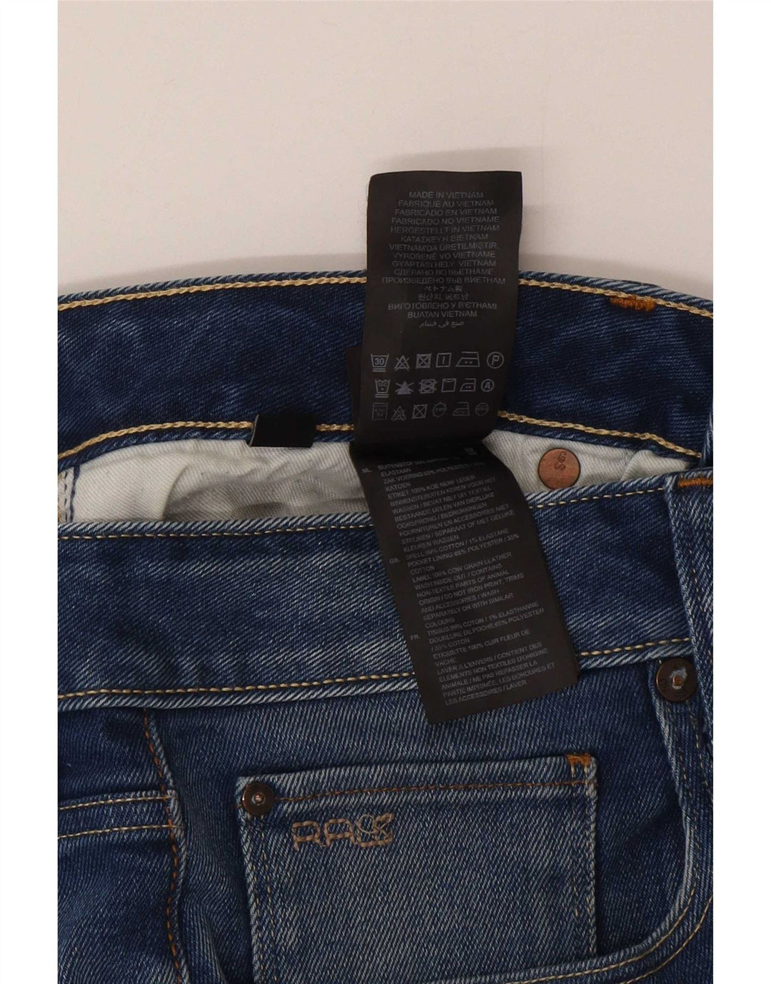 Jeans slim da uomo G-Star W34 L32 cotone blu